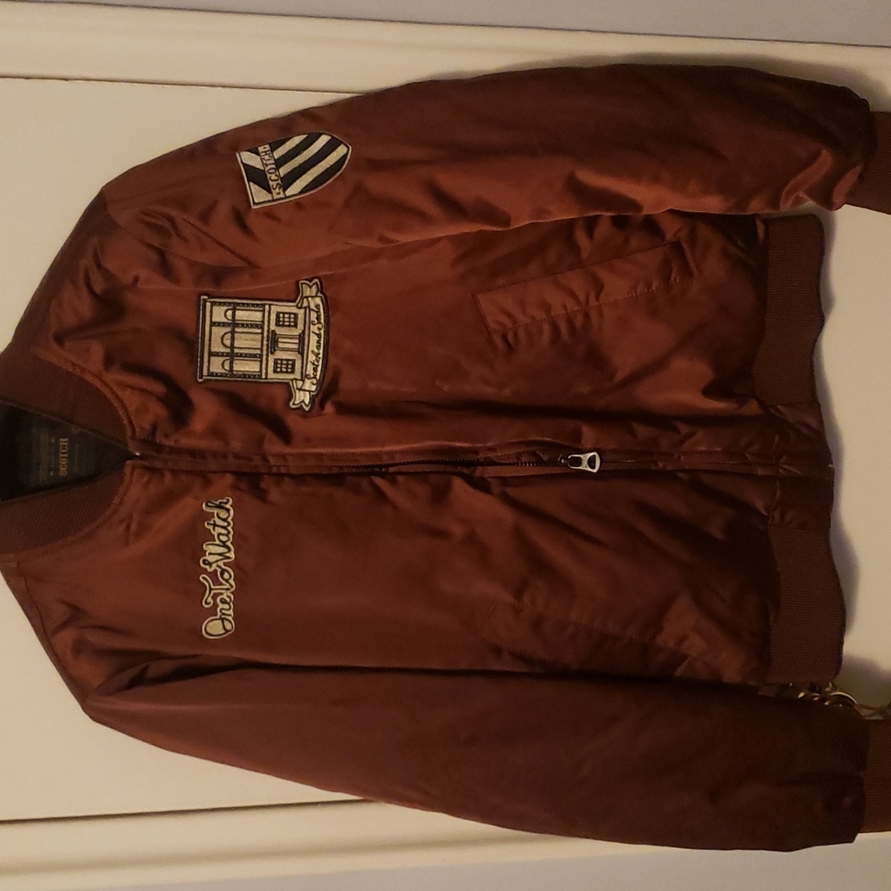NWOT Men's Scotch and Soda Brown Bomber Jacket Sz M